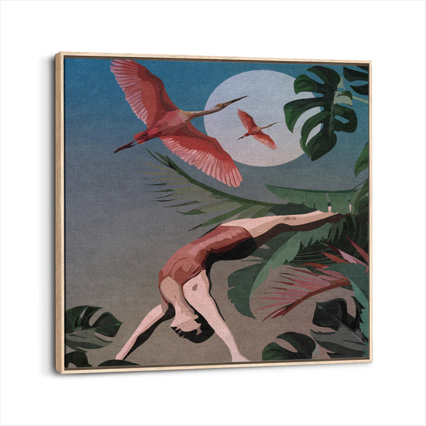 framed-canvas-natural-wood