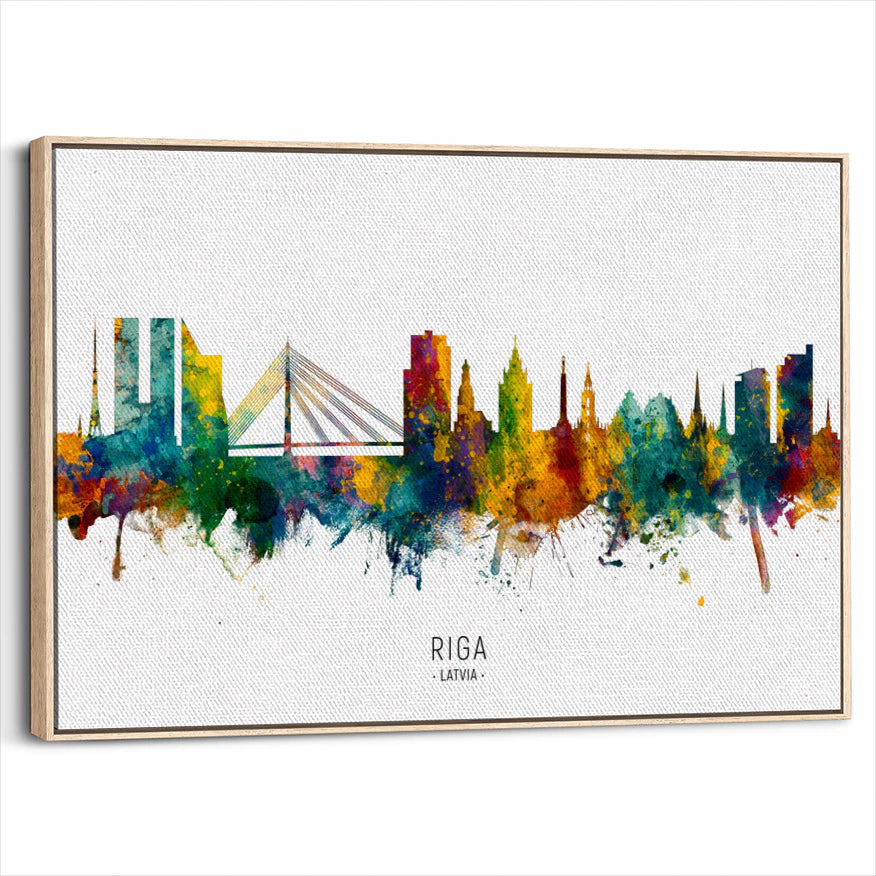 framed-canvas-natural-wood