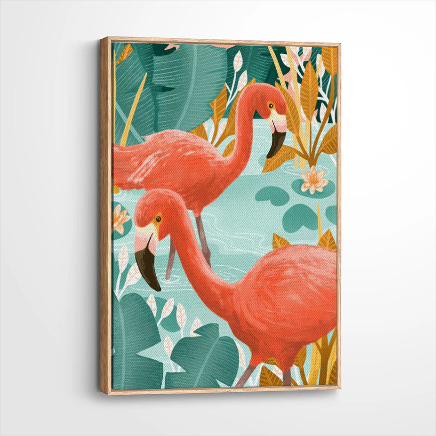 framed-canvas-natural-wood