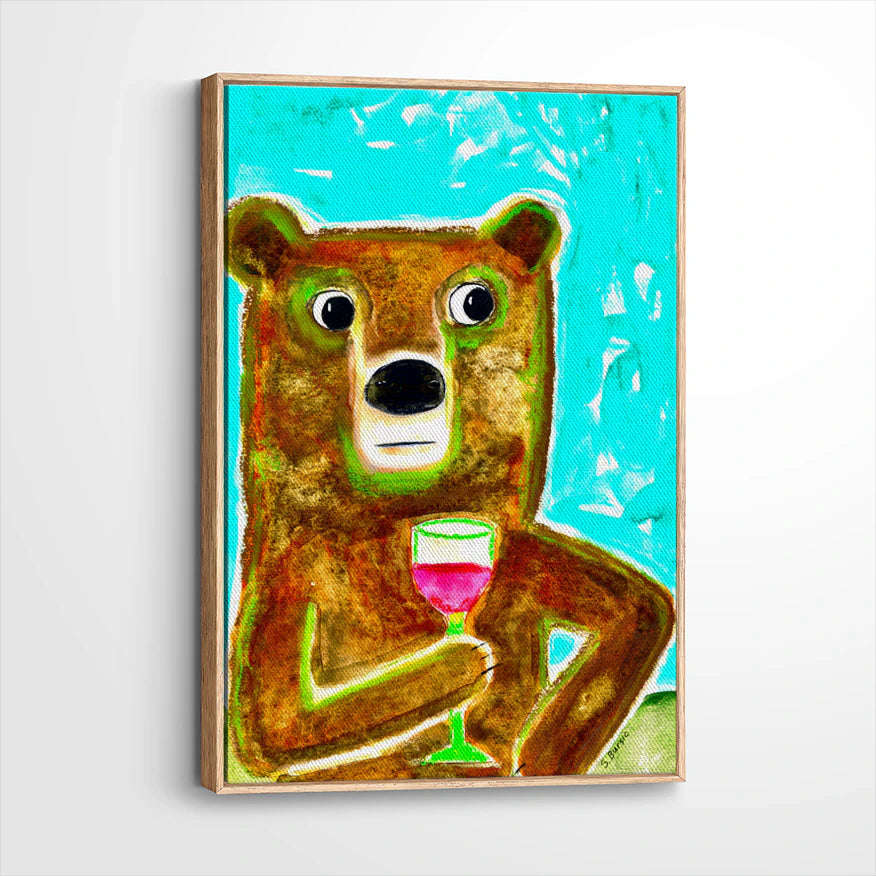 framed-canvas-natural-wood