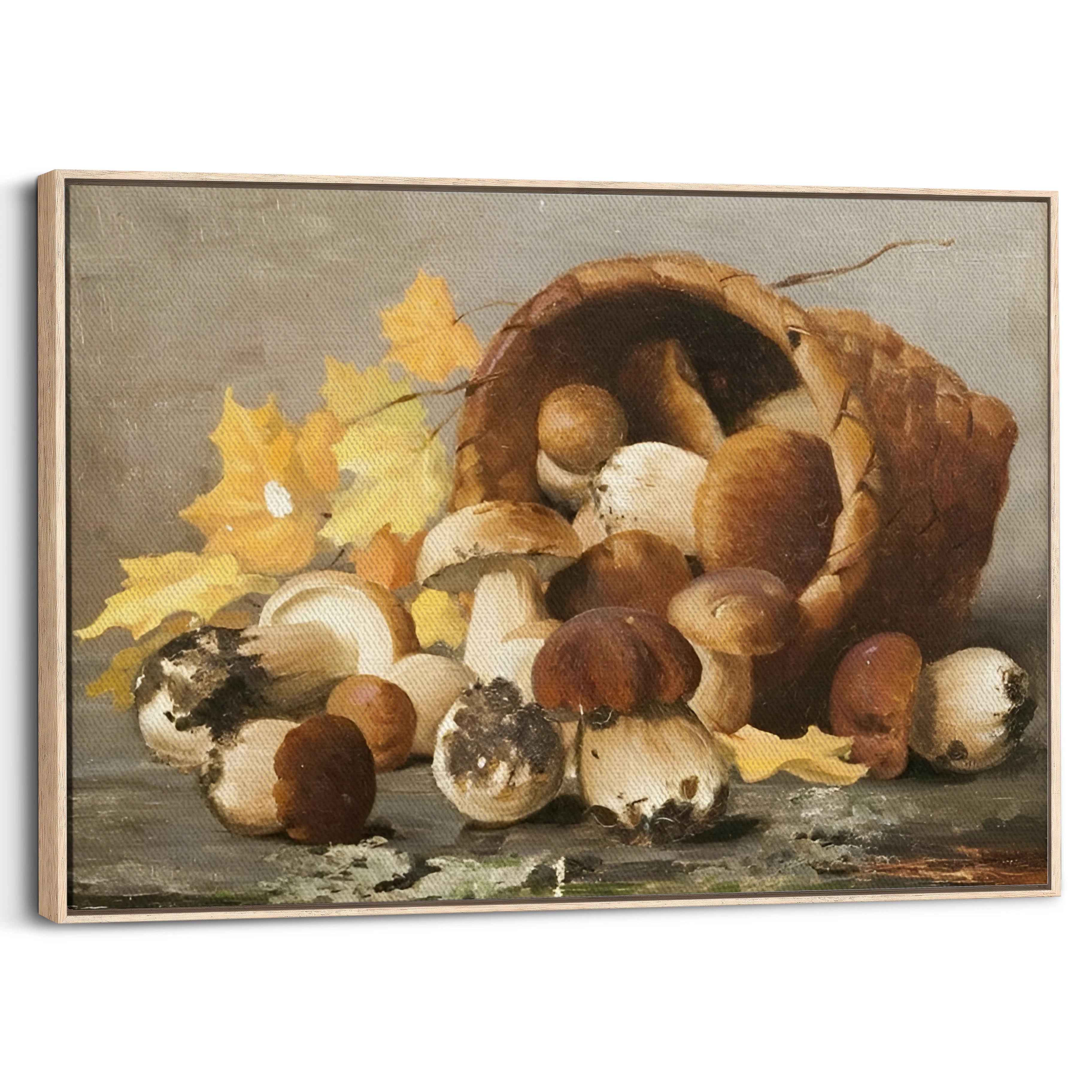 framed-canvas-natural-wood
