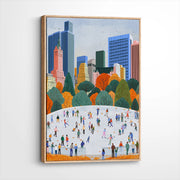 framed-canvas-natural-wood