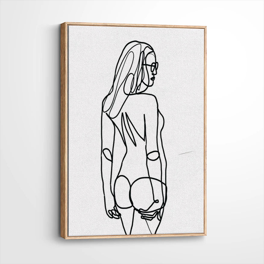 framed-canvas-natural-wood