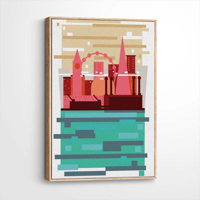 framed-canvas-natural-wood