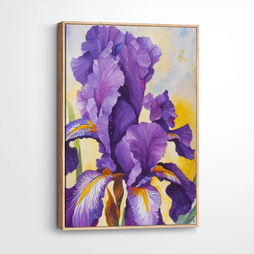 framed-canvas-natural-wood