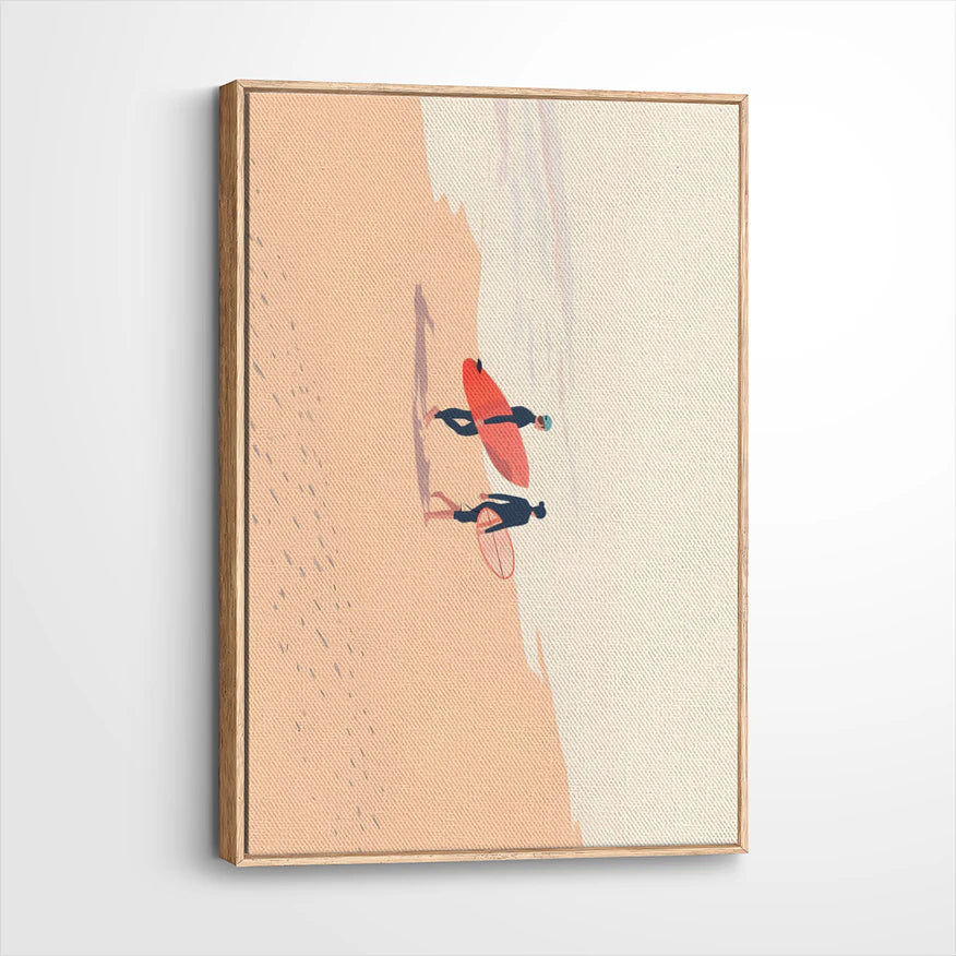 framed-canvas-natural-wood