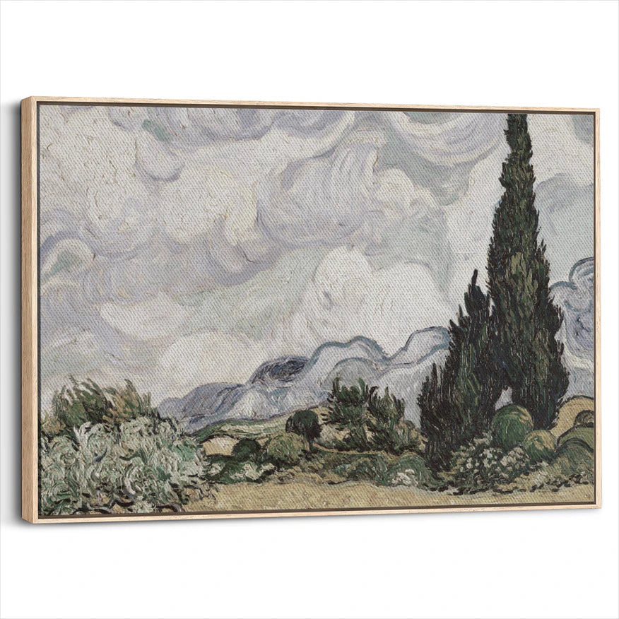 framed-canvas-natural-wood