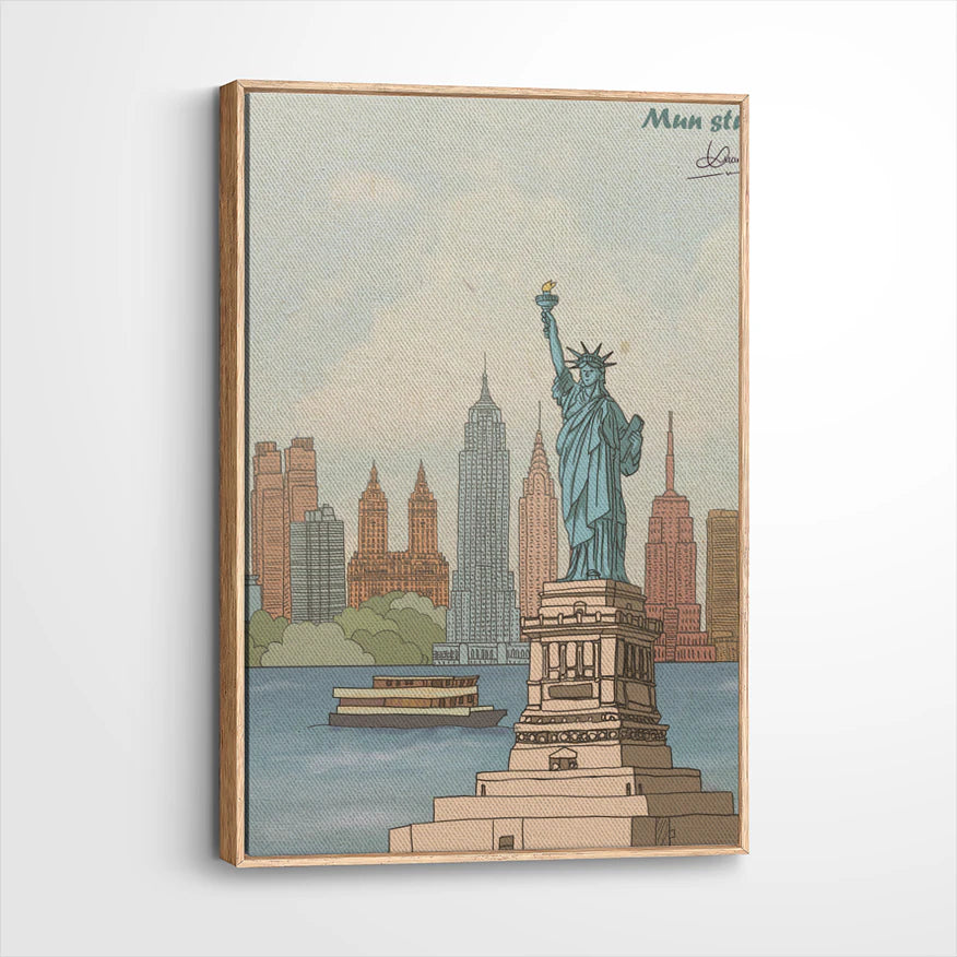 framed-canvas-natural-wood