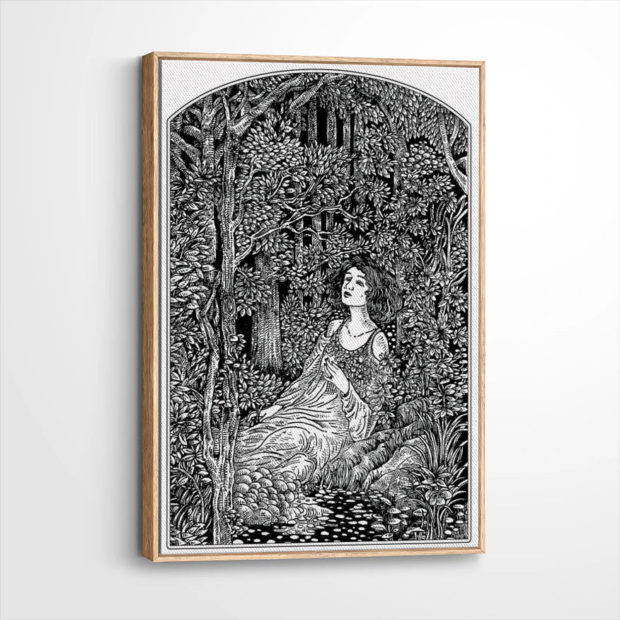 framed-canvas-natural-wood