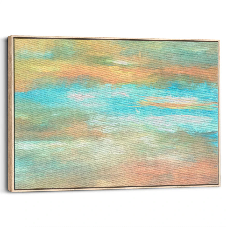 framed-canvas-natural-wood