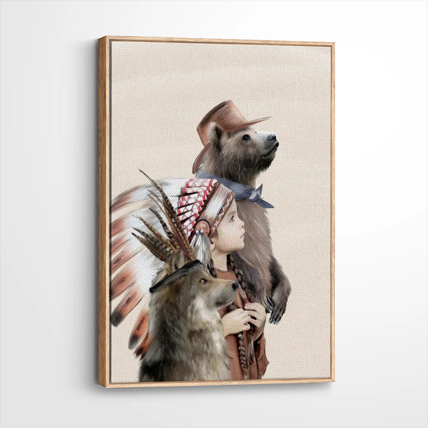 framed-canvas-natural-wood