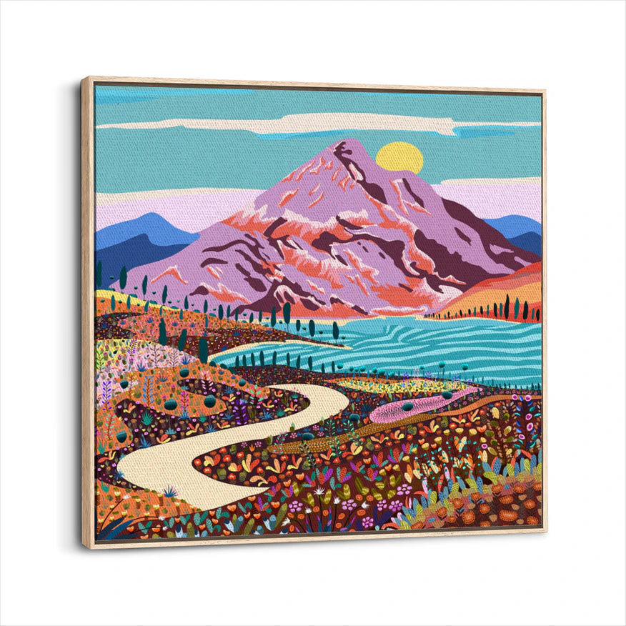 framed-canvas-natural-wood