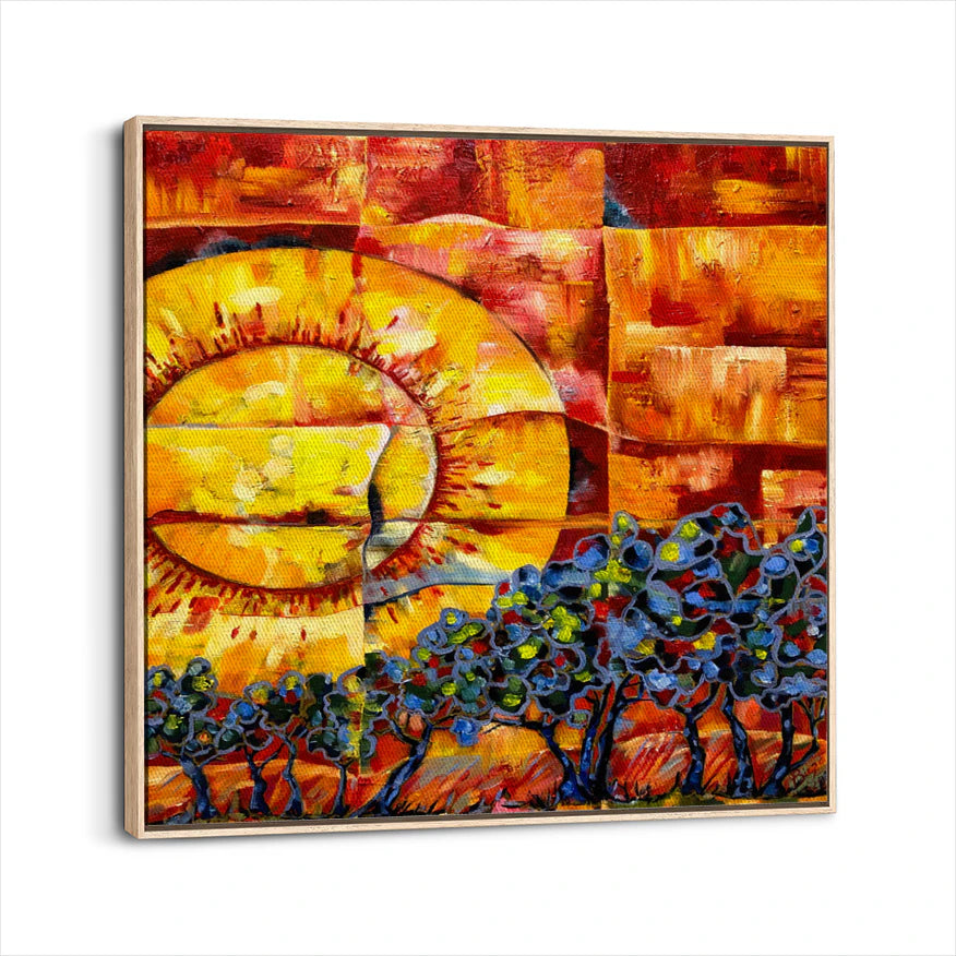 framed-canvas-natural-wood
