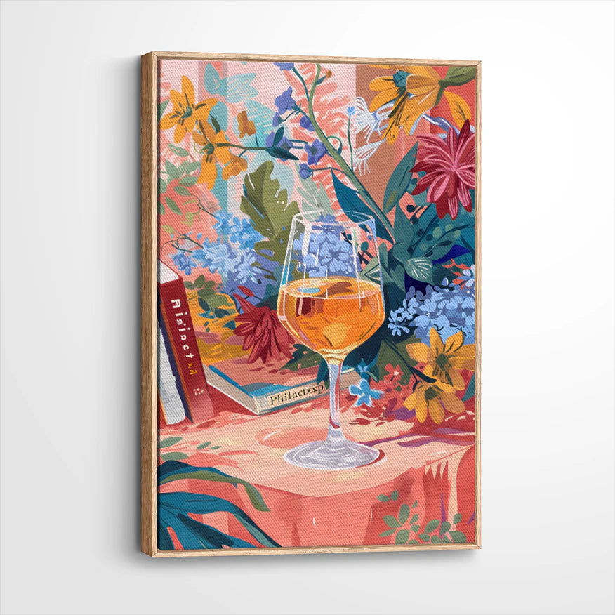 framed-canvas-natural-wood