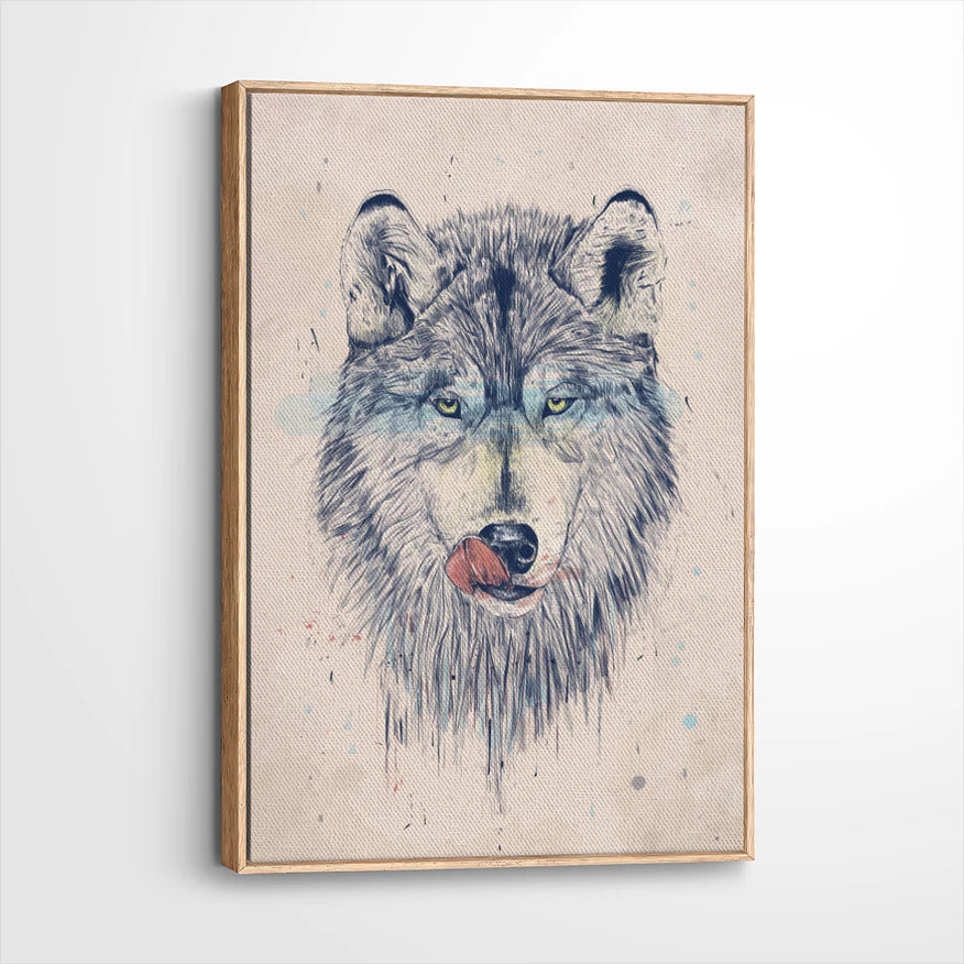 framed-canvas-natural-wood
