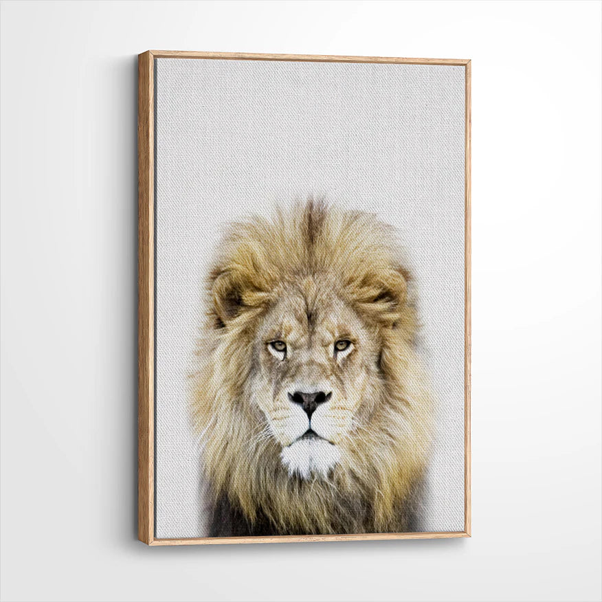 framed-canvas-natural-wood