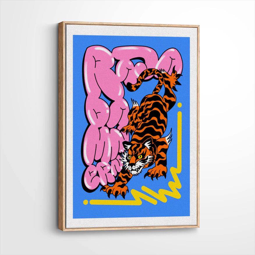framed-canvas-natural-wood