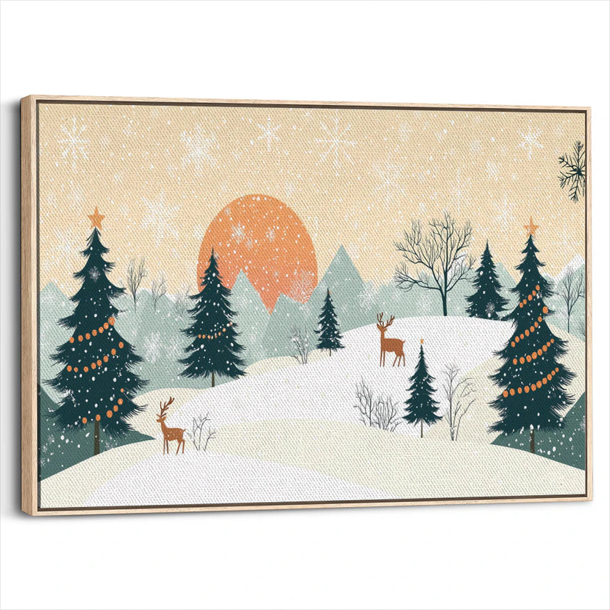 framed-canvas-natural-wood