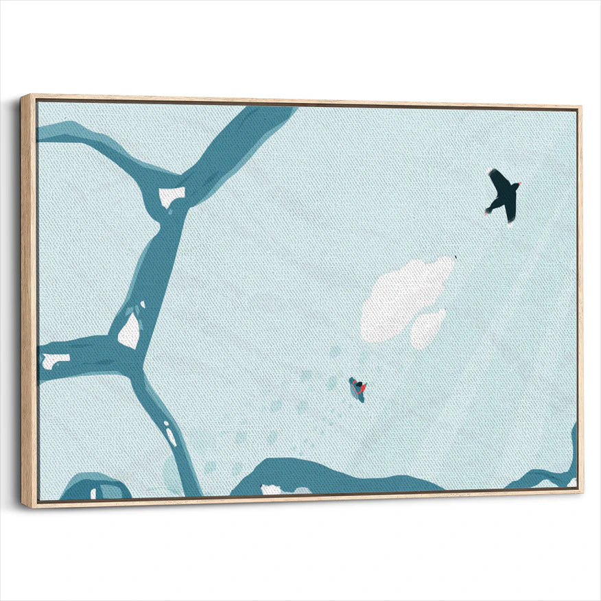 framed-canvas-natural-wood