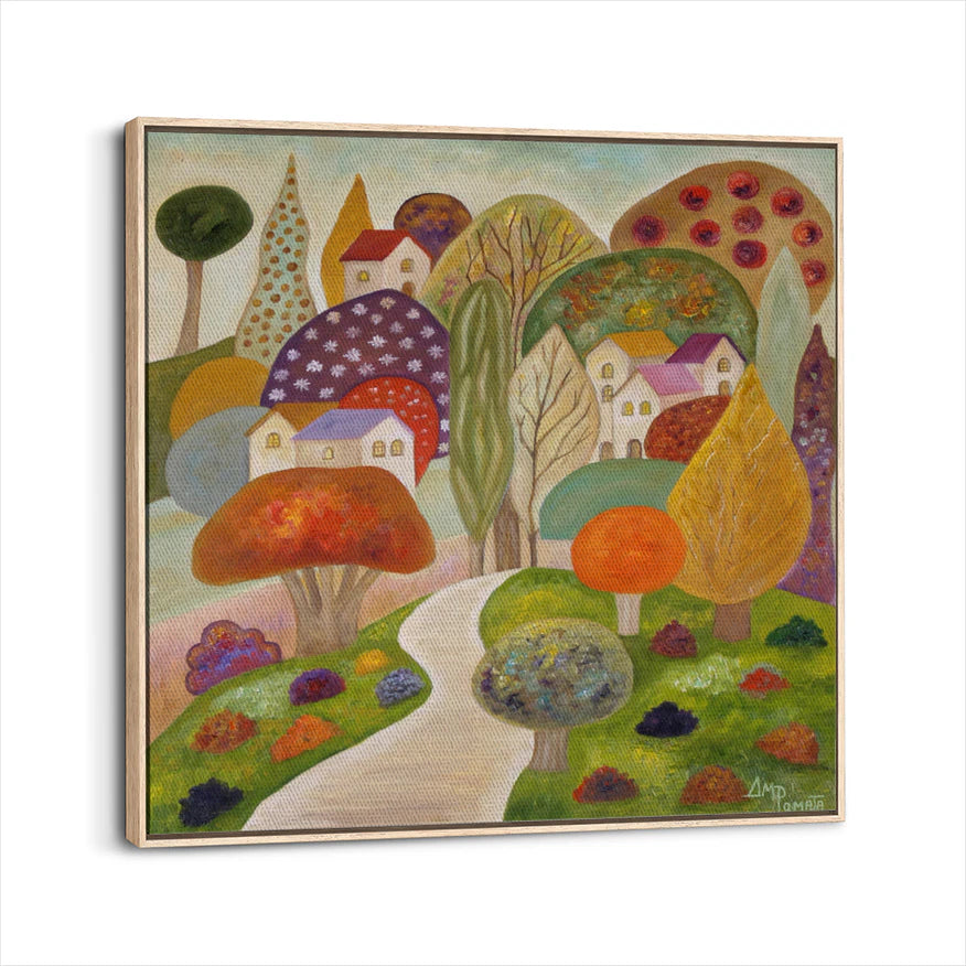 framed-canvas-natural-wood
