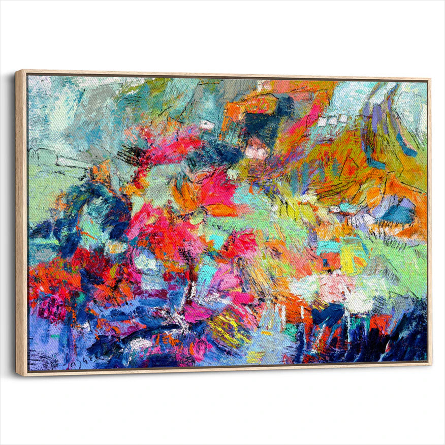 framed-canvas-natural-wood