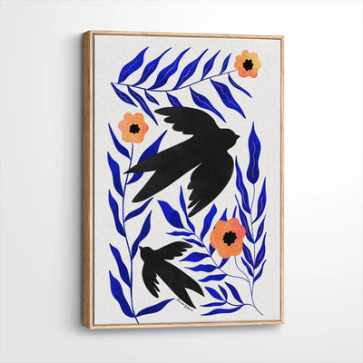 framed-canvas-natural-wood