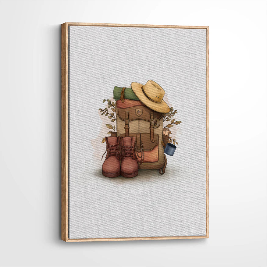 framed-canvas-natural-wood