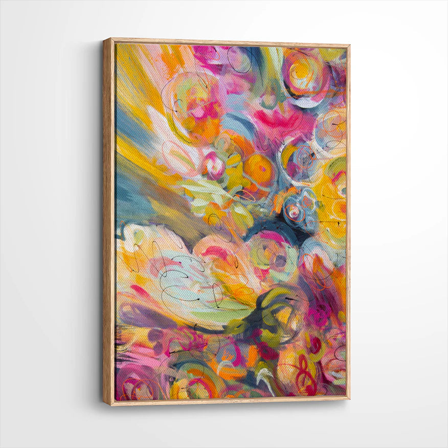 framed-canvas-natural-wood