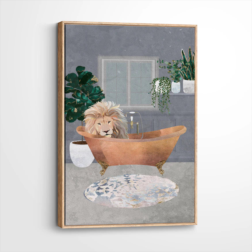 framed-canvas-natural-wood