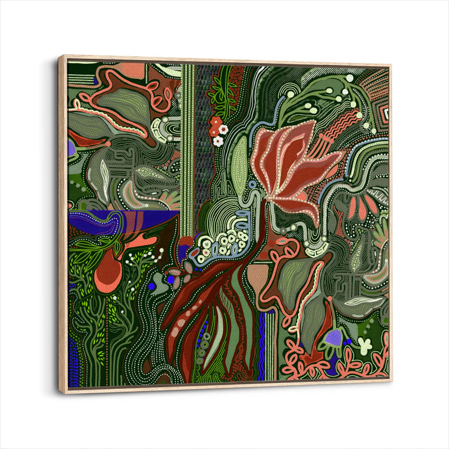 framed-canvas-natural-wood