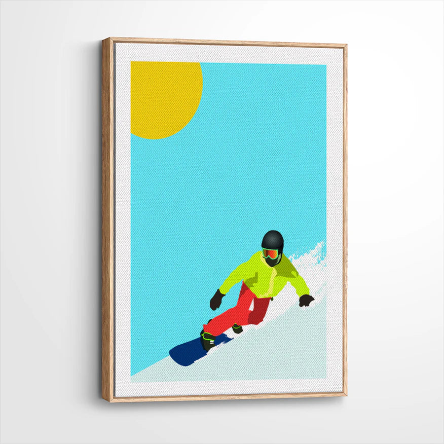 framed-canvas-natural-wood