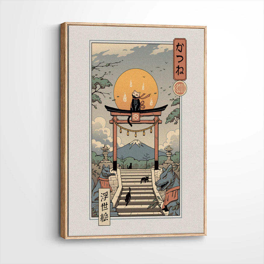 framed-canvas-natural-wood