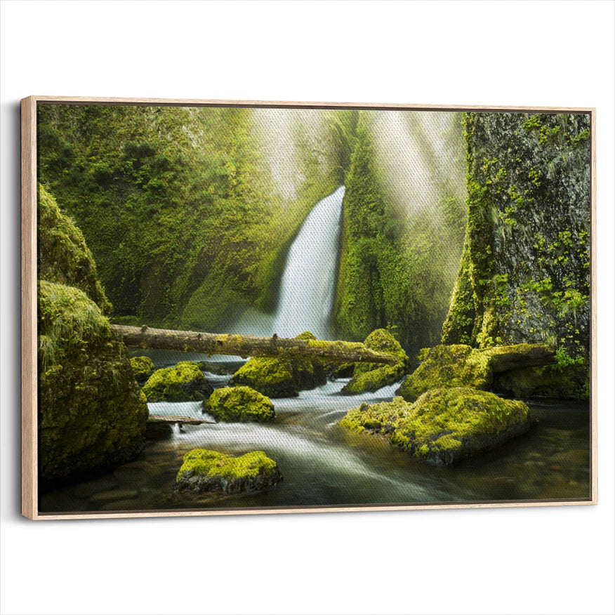 framed-canvas-natural-wood