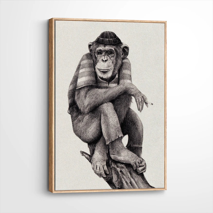 framed-canvas-natural-wood
