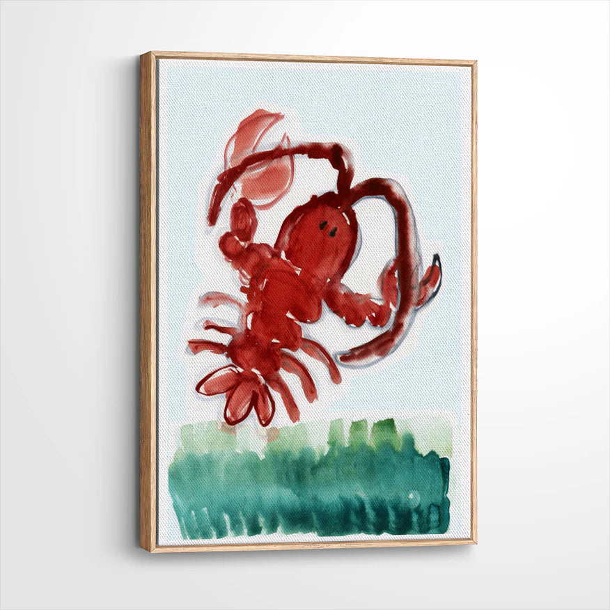framed-canvas-natural-wood