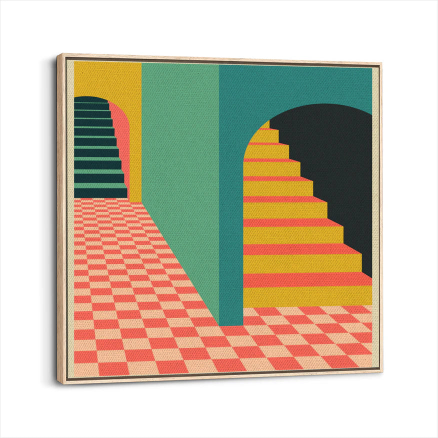 framed-canvas-natural-wood