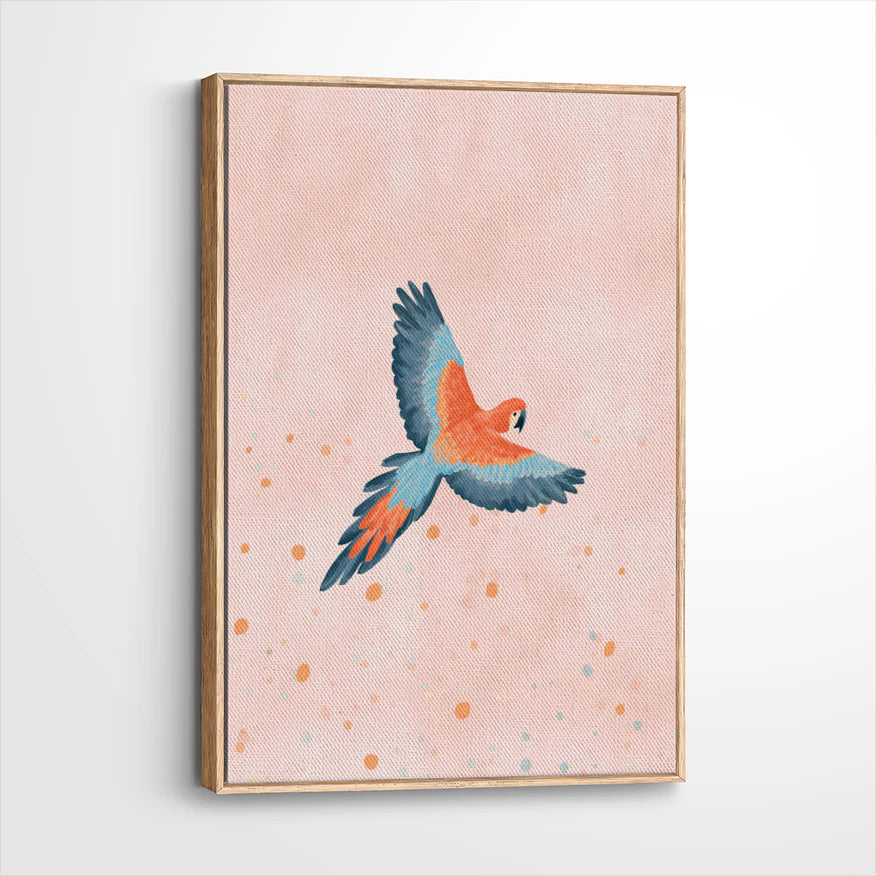 framed-canvas-natural-wood