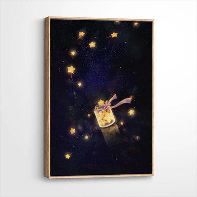 framed-canvas-natural-wood