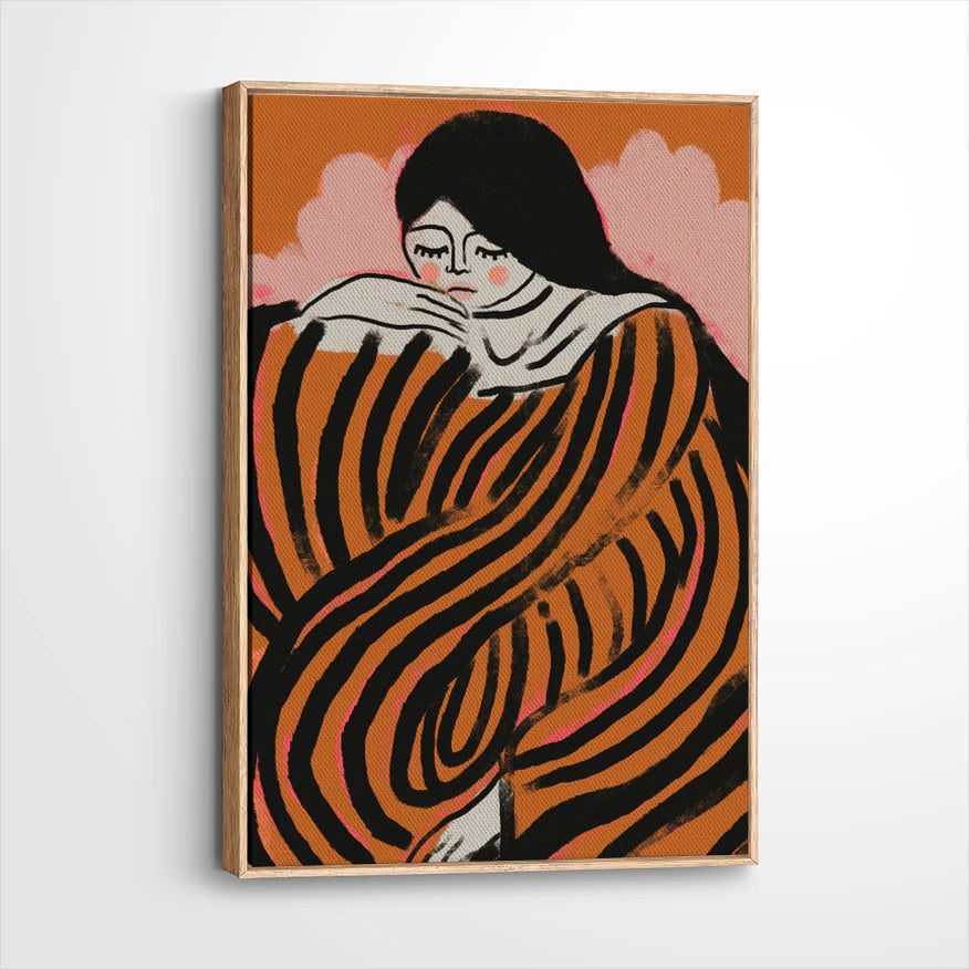 framed-canvas-natural-wood