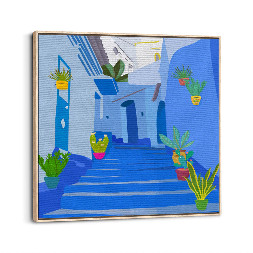 framed-canvas-natural-wood