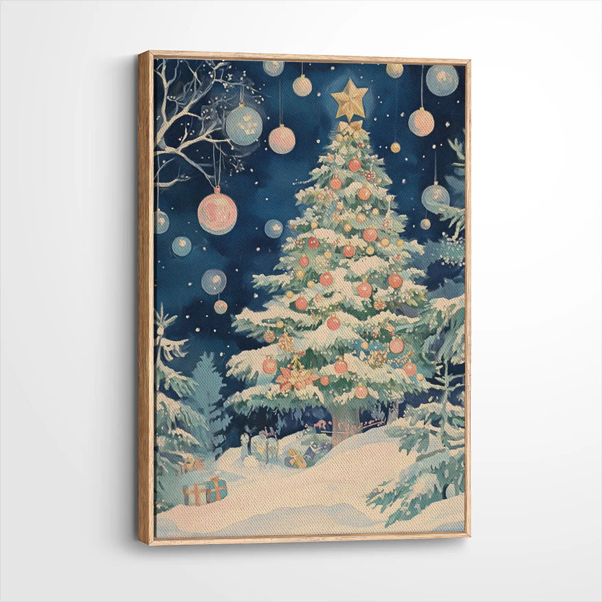 framed-canvas-natural-wood