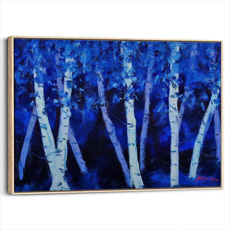 framed-canvas-natural-wood