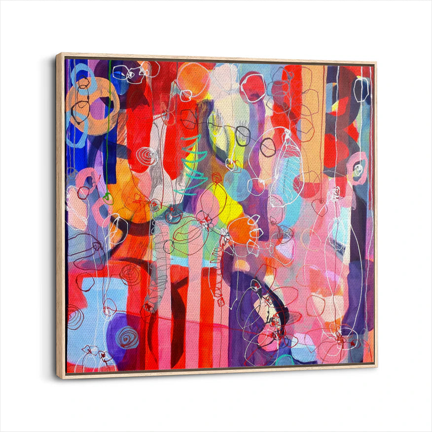 framed-canvas-natural-wood