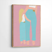 framed-canvas-natural-wood