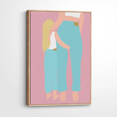 framed-canvas-natural-wood