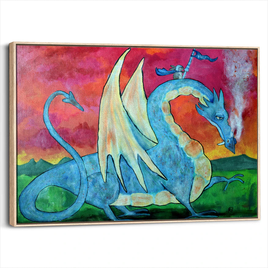 framed-canvas-natural-wood