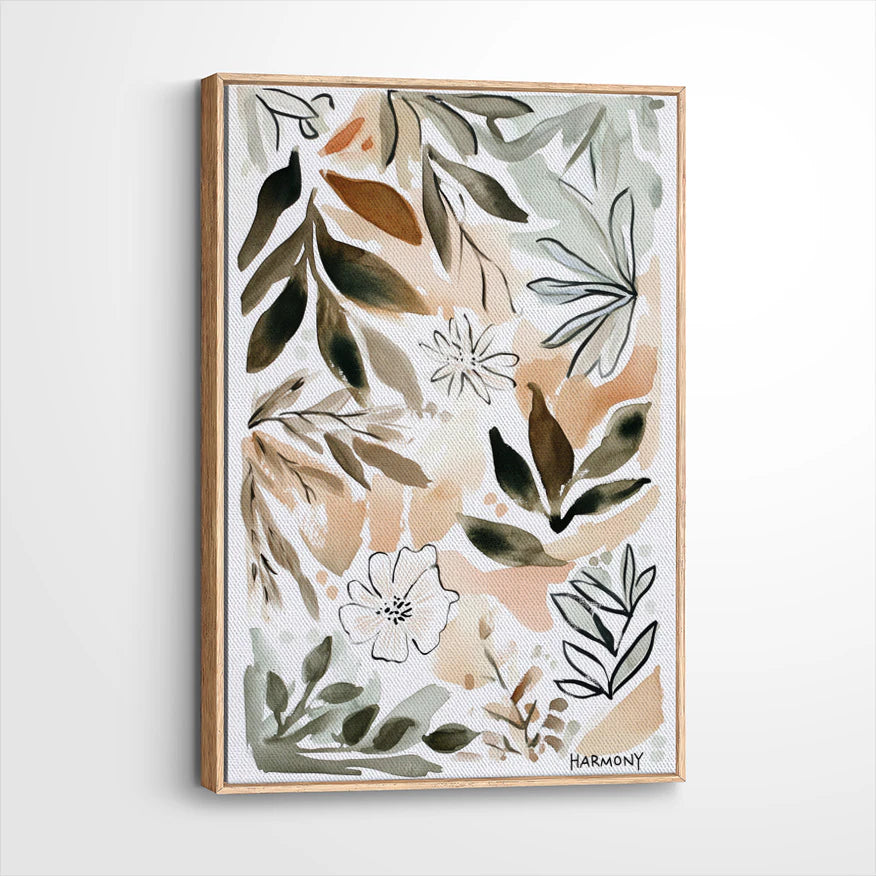 framed-canvas-natural-wood