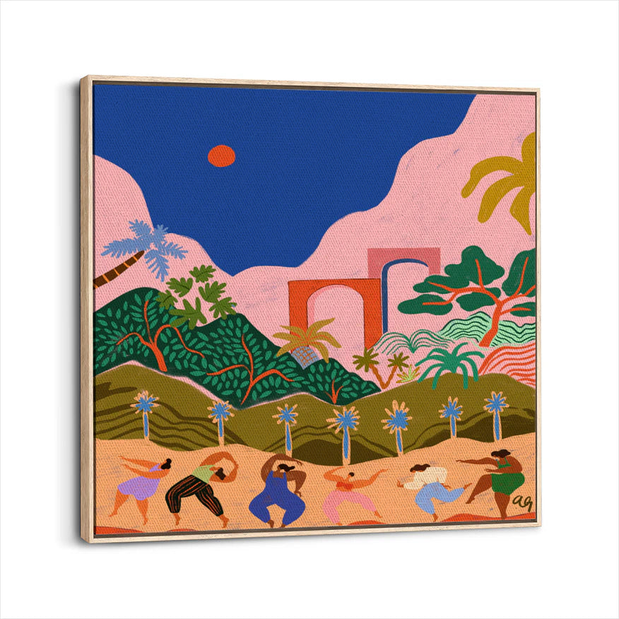 framed-canvas-natural-wood