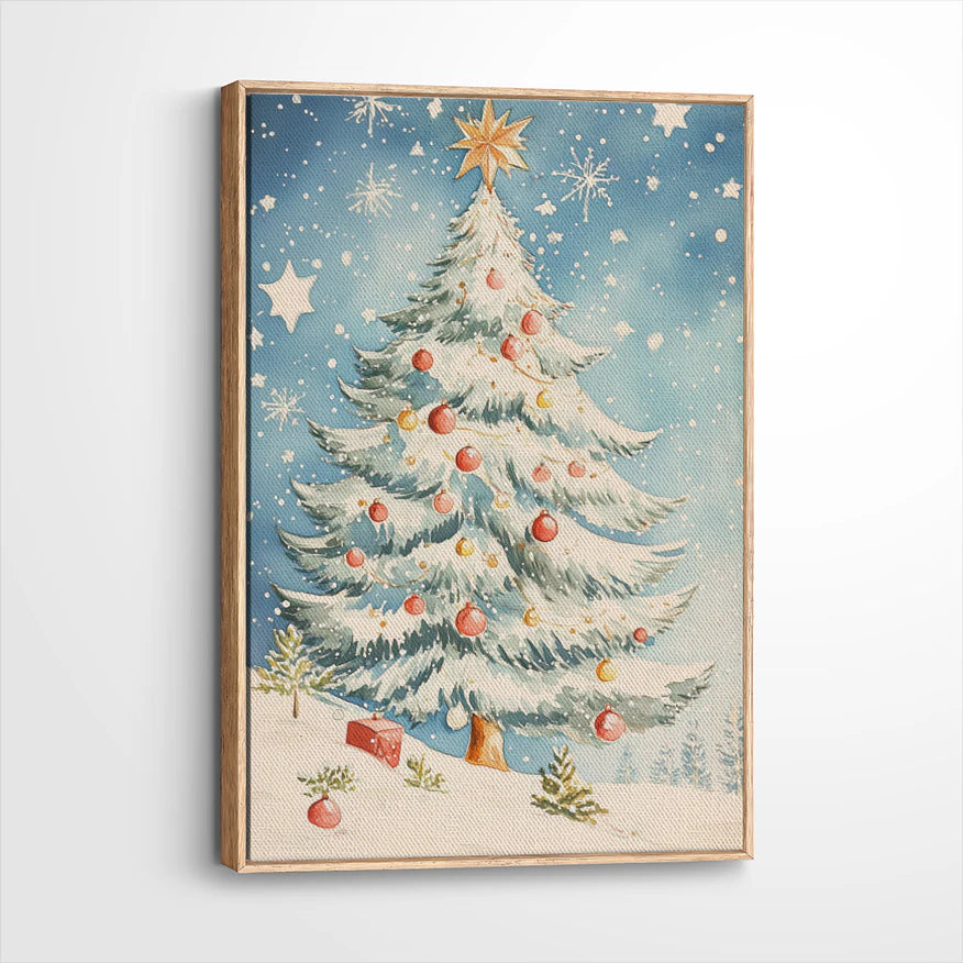 framed-canvas-natural-wood