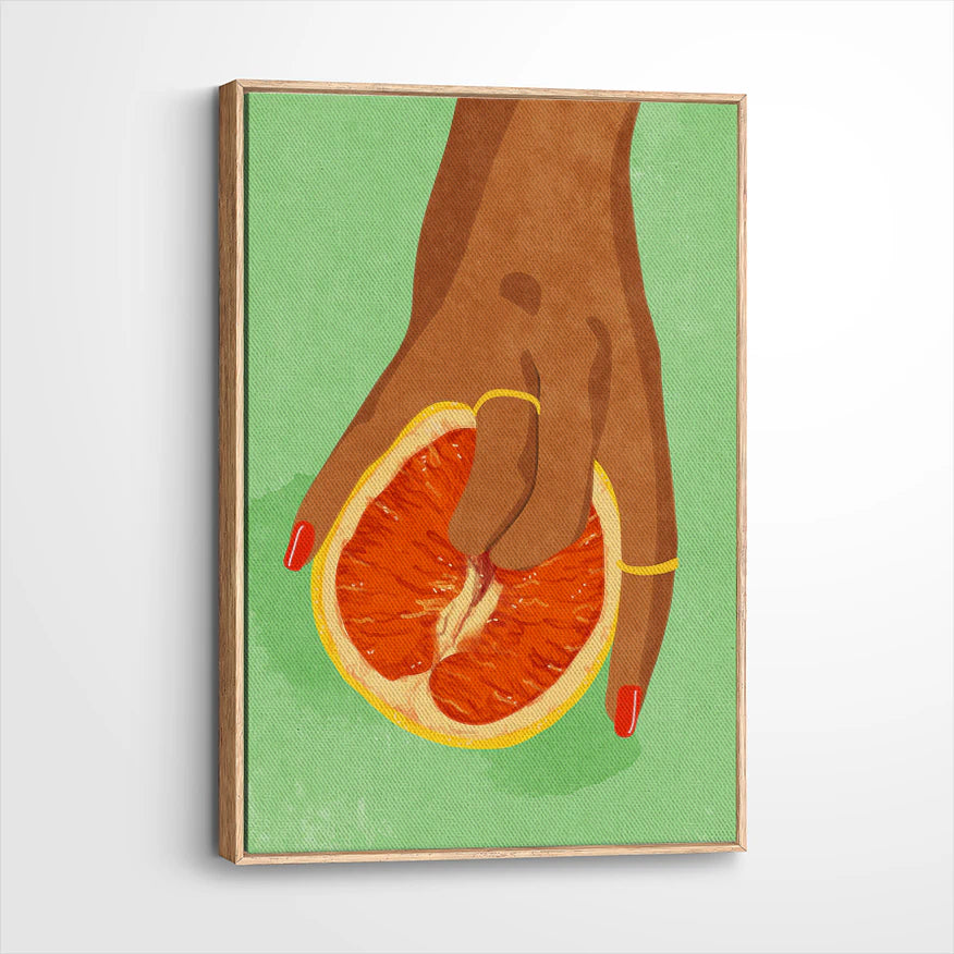 framed-canvas-natural-wood
